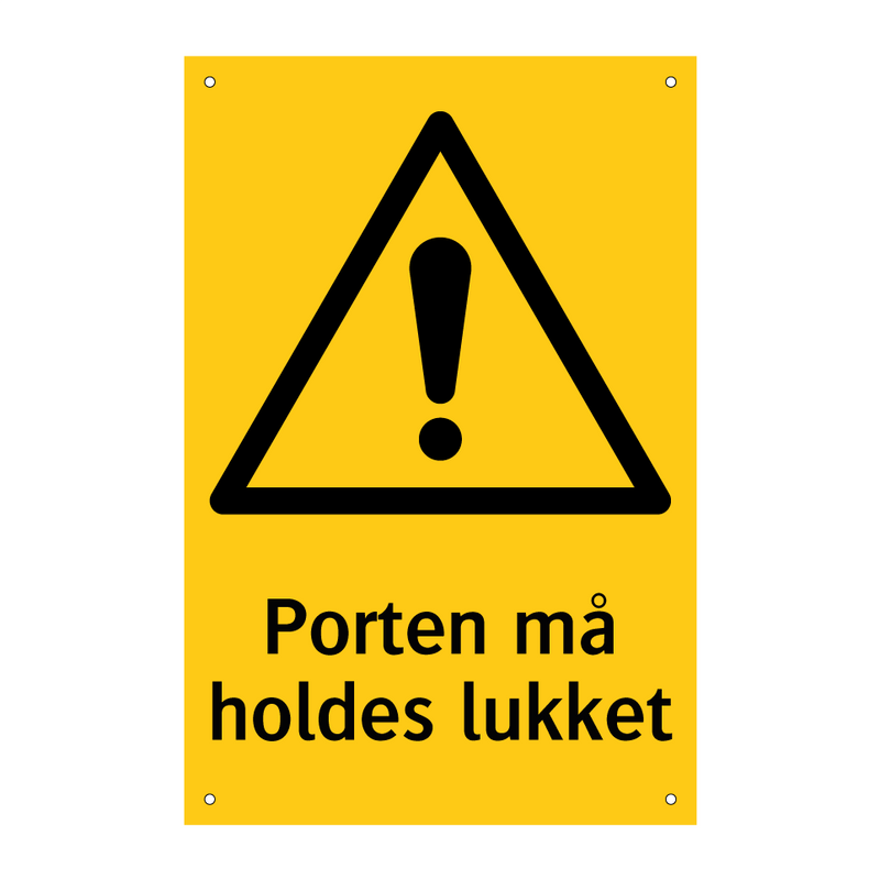 Porten må holdes lukket & Porten må holdes lukket & Porten må holdes lukket