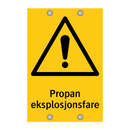 Propan eksplosjonsfare