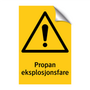 Propan eksplosjonsfare