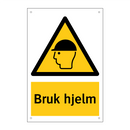 Bruk hjelm