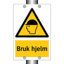 Bruk hjelm