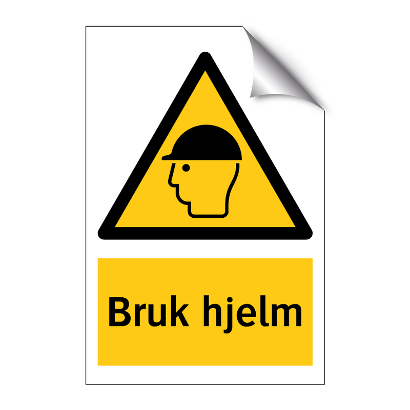 Bruk hjelm