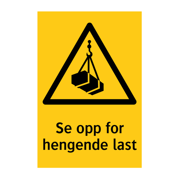 Se opp for hengende last