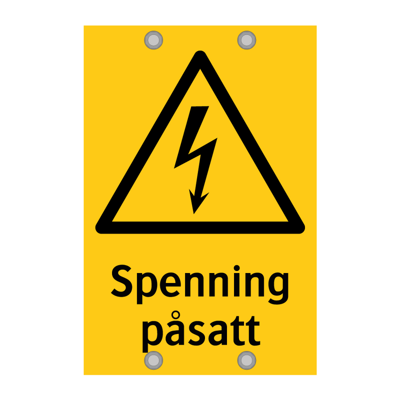 Spenning påsatt & Spenning påsatt & Spenning påsatt & Spenning påsatt & Spenning påsatt