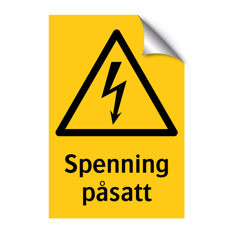 Spenning påsatt & Spenning påsatt & Spenning påsatt & Spenning påsatt & Spenning påsatt