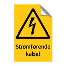 Strømførende kabel