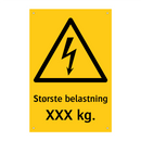 Største belastning