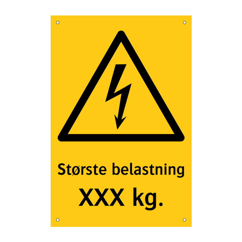 Største belastning & Største belastning & Største belastning & Største belastning