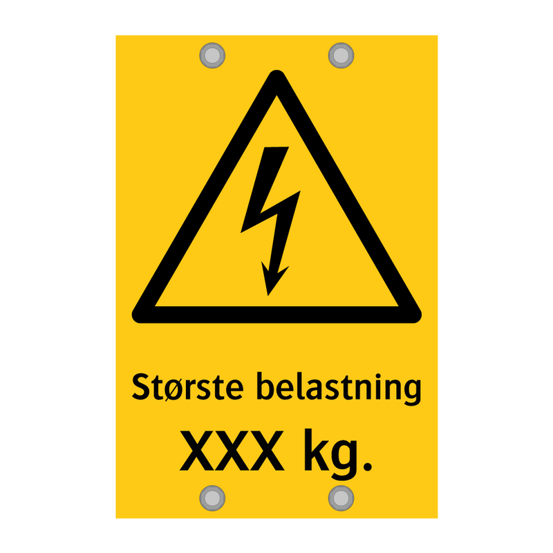 Største belastning & Største belastning & Største belastning & Største belastning