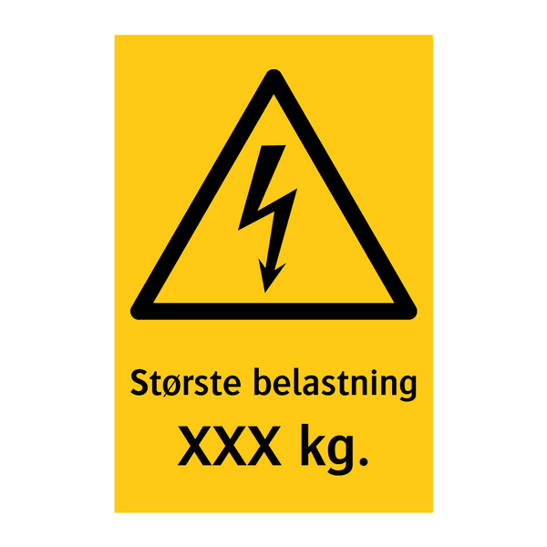 Største belastning