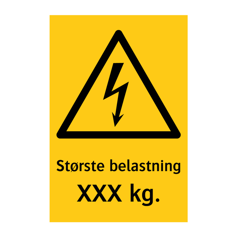 Største belastning & Største belastning & Største belastning & Største belastning