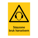 Støysone bruk hørselvern
