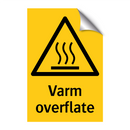 Varm overflate