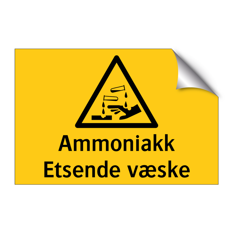 Ammoniakk etsende væske & Ammoniakk etsende væske & Ammoniakk etsende væske
