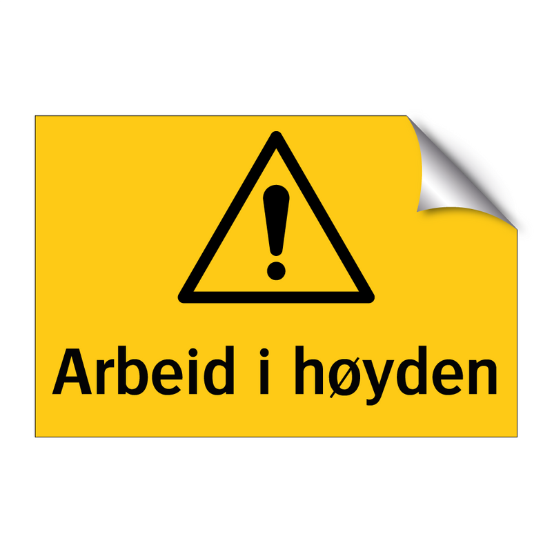 Arbeid i høyden & Arbeid i høyden & Arbeid i høyden & Arbeid i høyden & Arbeid i høyden