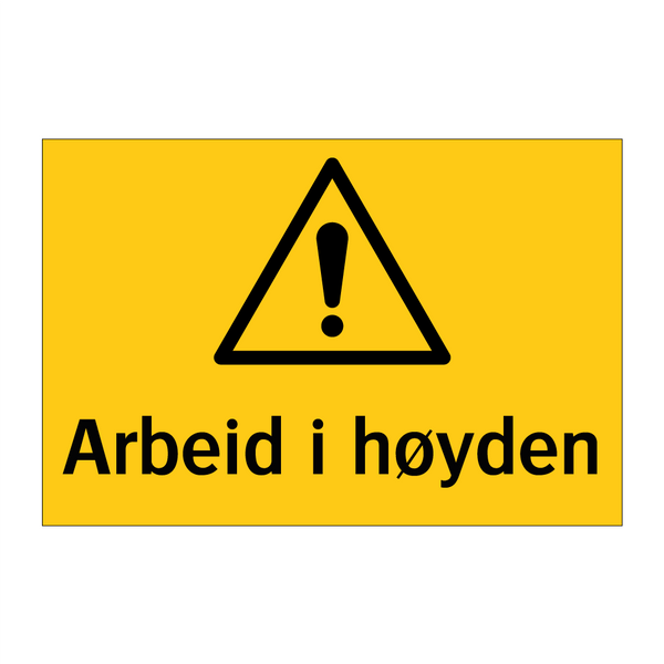 Arbeid i høyden & Arbeid i høyden & Arbeid i høyden & Arbeid i høyden & Arbeid i høyden