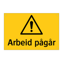 Arbeid pågår