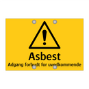Asbest adgang forbudt for uvedkommende