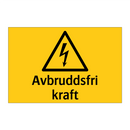 Avbruddsfri kraft
