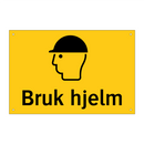 Bruk hjelm