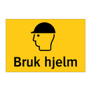 Bruk hjelm