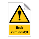 Bruk verneutstyr
