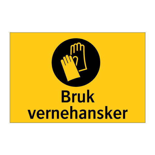 Bruk vernehansker