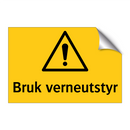 Bruk verneutstyr