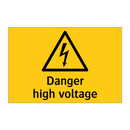 Danger High voltage