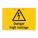 Danger High voltage