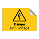 Danger High voltage