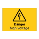 Danger High voltage
