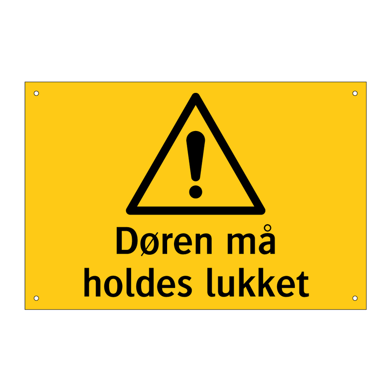 Døren må holdes lukket & Døren må holdes lukket & Døren må holdes lukket