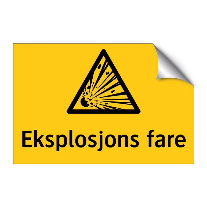 Eksplosjons fare