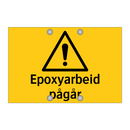 Epoxyarbeid pågår