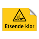 Etsende klor