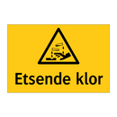 Etsende klor
