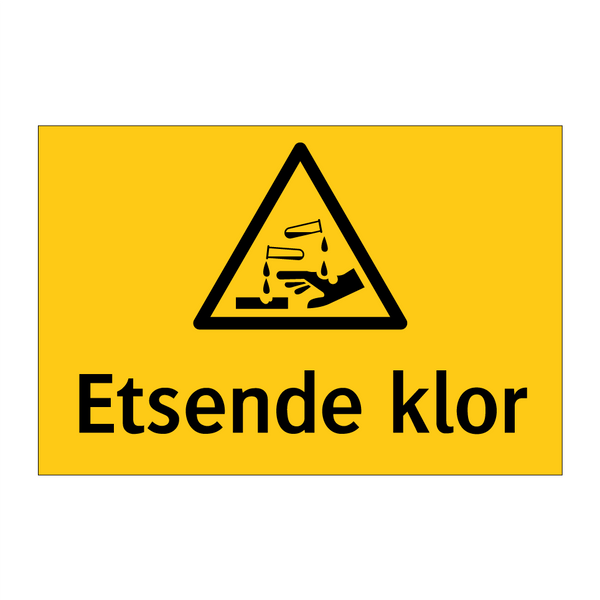Etsende klor