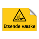 Etsende væske