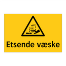 Etsende væske