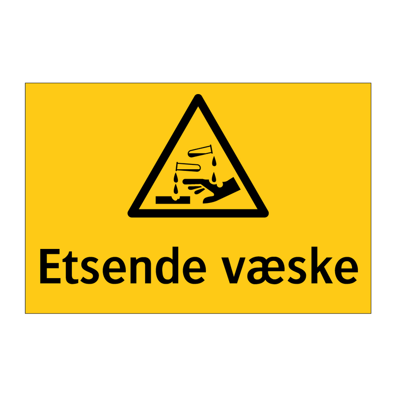 Etsende væske & Etsende væske & Etsende væske & Etsende væske & Etsende væske & Etsende væske