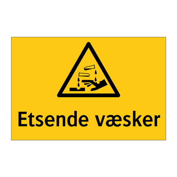 Etsende væsker