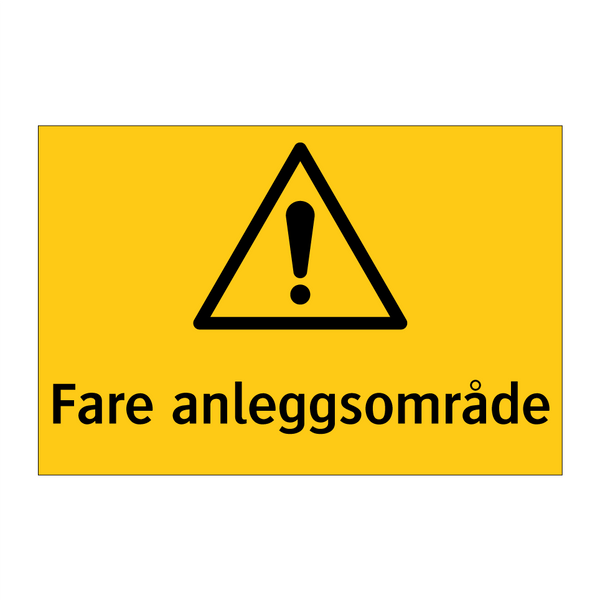 Fare anleggsområde
