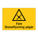 Fare Droneflyvning pågår