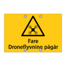 Fare Droneflyvning pågår