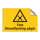 Fare Droneflyvning pågår