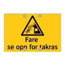 Fare se opp for takras!
