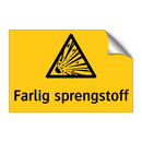 Farlig sprengstoff