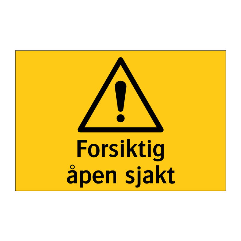 Forsiktig åpen sjakt & Forsiktig åpen sjakt & Forsiktig åpen sjakt & Forsiktig åpen sjakt
