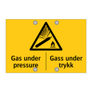 Gas under pressure Gass under trykk